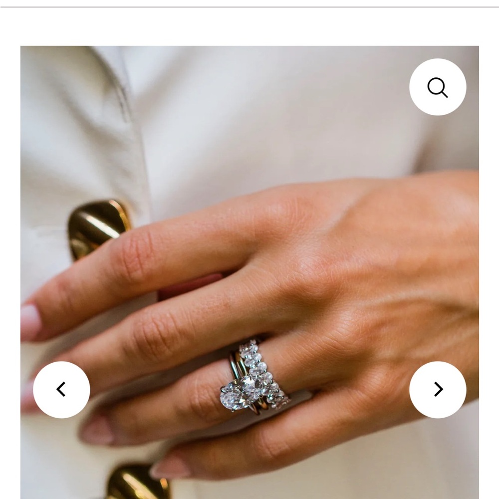 Everly Rings Milly Size 8 - Picture 2 of 6